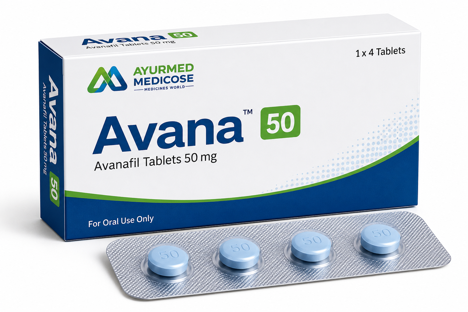Avana 50mg tablet